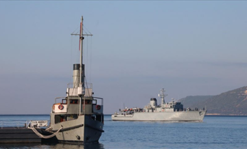 NATO gemileri Çanakkale'de