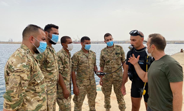 DKK personelinden Libyalı askerlere dalış eğitimi