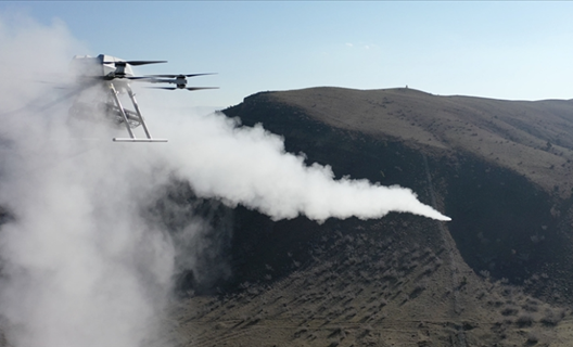 Silahlı drone Songar yerli roketleri ateşledi