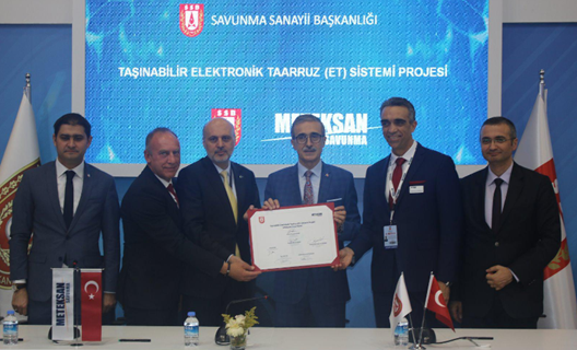 SSB ile METEKSAN Savunma arasında taşınabilir elektronik taarruz sistemi projesi imzalandı