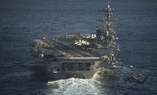 ABD uçak gemisi görev grubu, tatbikat için Akdeniz'de NATO komutasına giriyor