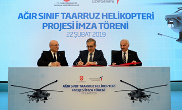Ağır Sınıf Taarruz Helikopteri Projesi Sözleşmesi imzalandı