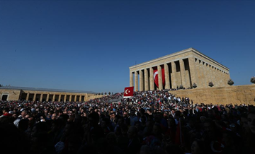 Anıtkabir'de Cumhuriyet coşkusu