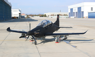 HÜRKUŞ-C jandarma için siyaha boyandı