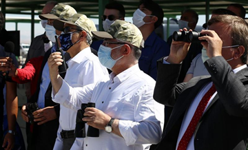 Savunma Sanayii Başkanı Demir, roket yarışlarında yüksek irtifa atışlarını izledi