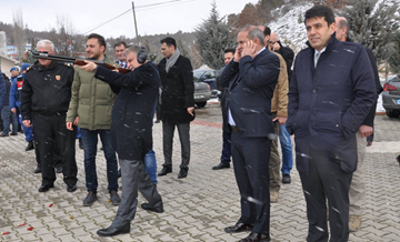 Konya Valisi Cüneyit Orhan Toprak silah fabrikalarını gezdi