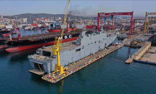 Türkiye'nin en büyük savaş gemisi TCG Anadolu yıl sonunda teslim edilecek