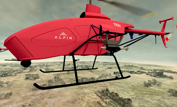 İnsansız helikopter Alpin, askeri görevler için güçlendirildi