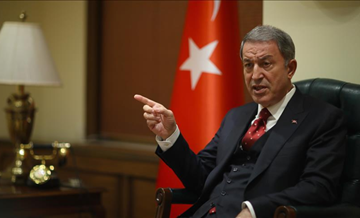 Milli Savunma Bakanı Akar: Türkiye'nin güneyinde terör koridoruna göz yummayız