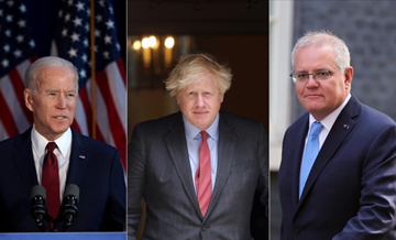 ABD, İngiltere ve Avustralya 'AUKUS' adı altında yeni bir güvenlik iş birliği kurdu