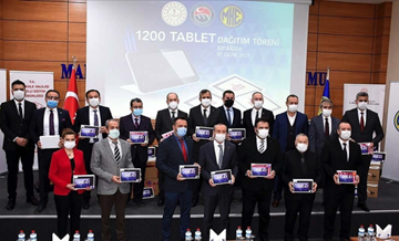 Makina ve Kimya Endüstrisi Kurumundan ihtiyaç sahibi öğrencilere 1200 tablet desteği