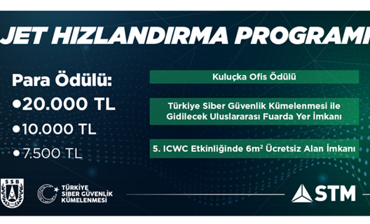 STM, siber güvenlikte fikrini çıktıya  dönüştürmek isteyenlere “Jet Hızlandırma“ ile destek verecek 