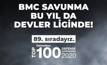 BMC, bu yıl da en büyük 100 savunma şirketi arasında 