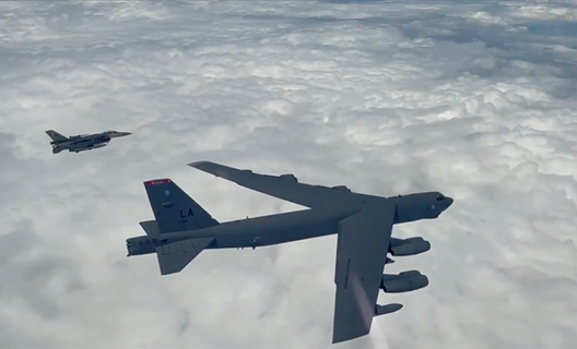MSB: Our F-16s acted as escorts to US B-52s at EUCOM request