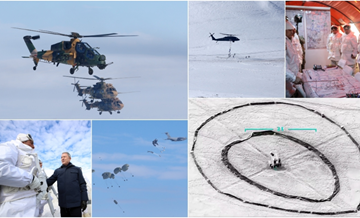 Kış 2019 Tatbikatı'nda yerli silahlardan hedefe tam isabet