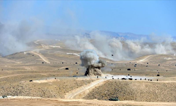 Türkiye ve Azerbaycan'dan savaş sahnelerini aratmayan tatbikat