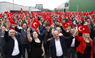 Otokar çalışanlarından "Cumhuriyet" yürüyüşü