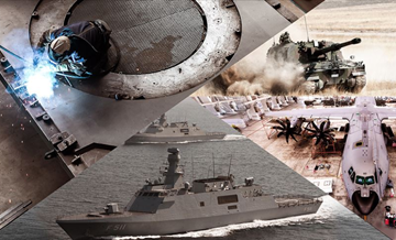 The power of military factories and shipyards will be showcased