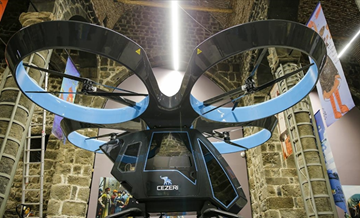 Türkiye'nin ilk uçan arabası 'Cezeri' yarın Diyarbakır'da sergilenecek